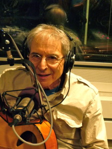 Happy Traum, WAMC studio, celebrating 30th anniversary of Hudson River Sampler, September 2012