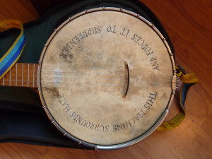 Pete's banjo